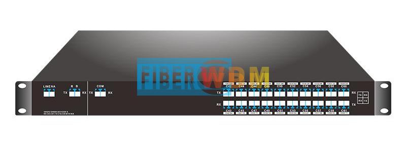 Single Fiber 20CH (40waves) DWDM MUX DEMUX