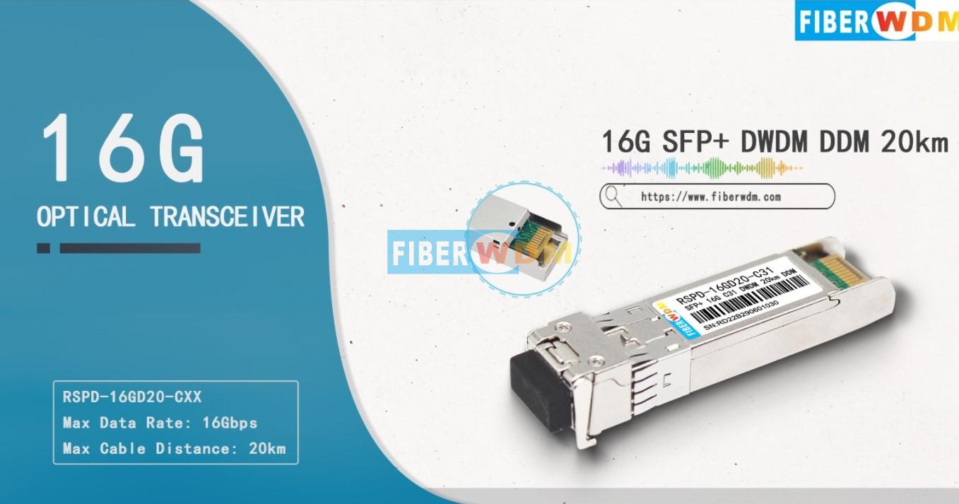 SFP+ 16G DWDM 20KM Transceiver