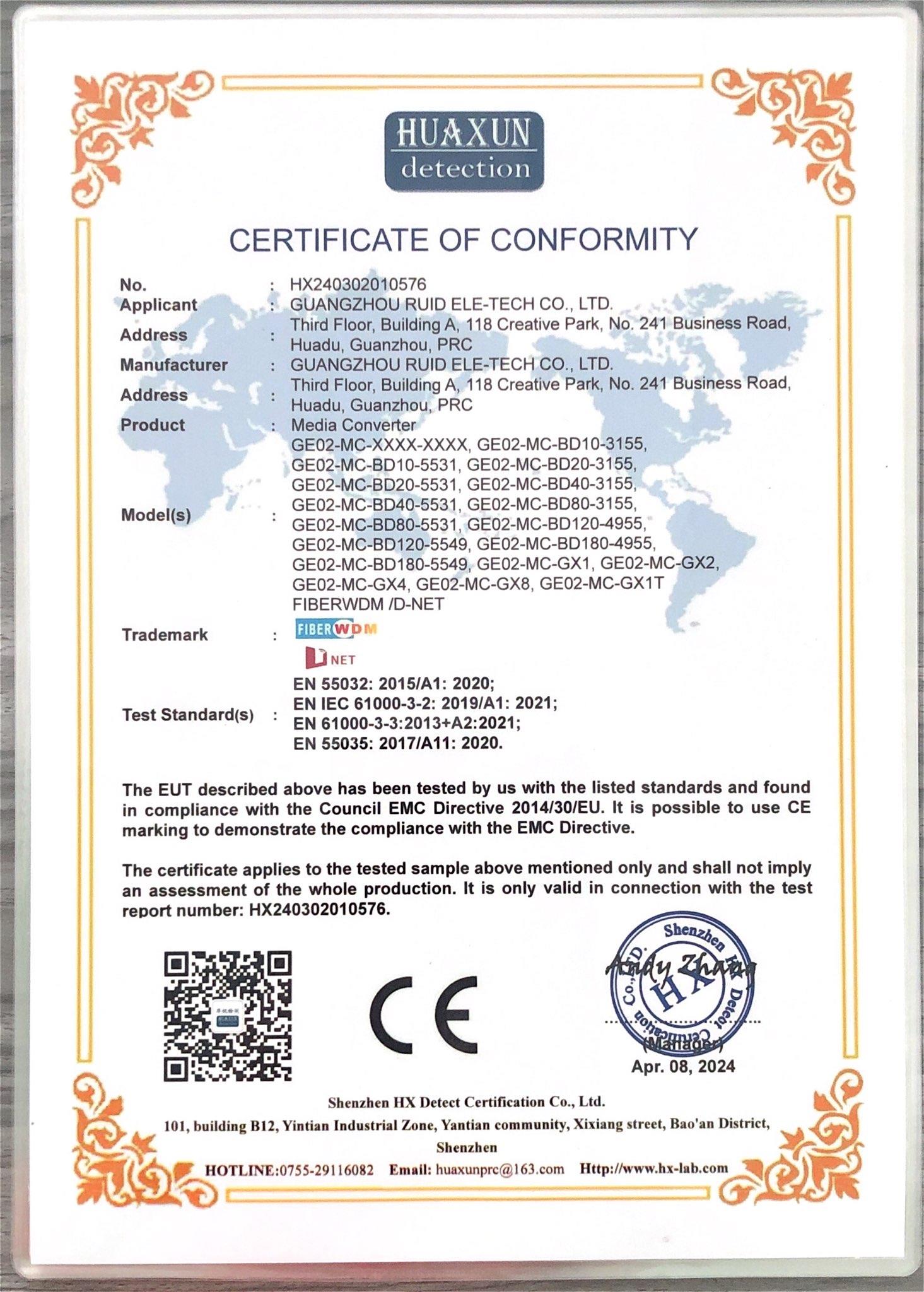 #Media converter CE-EMC