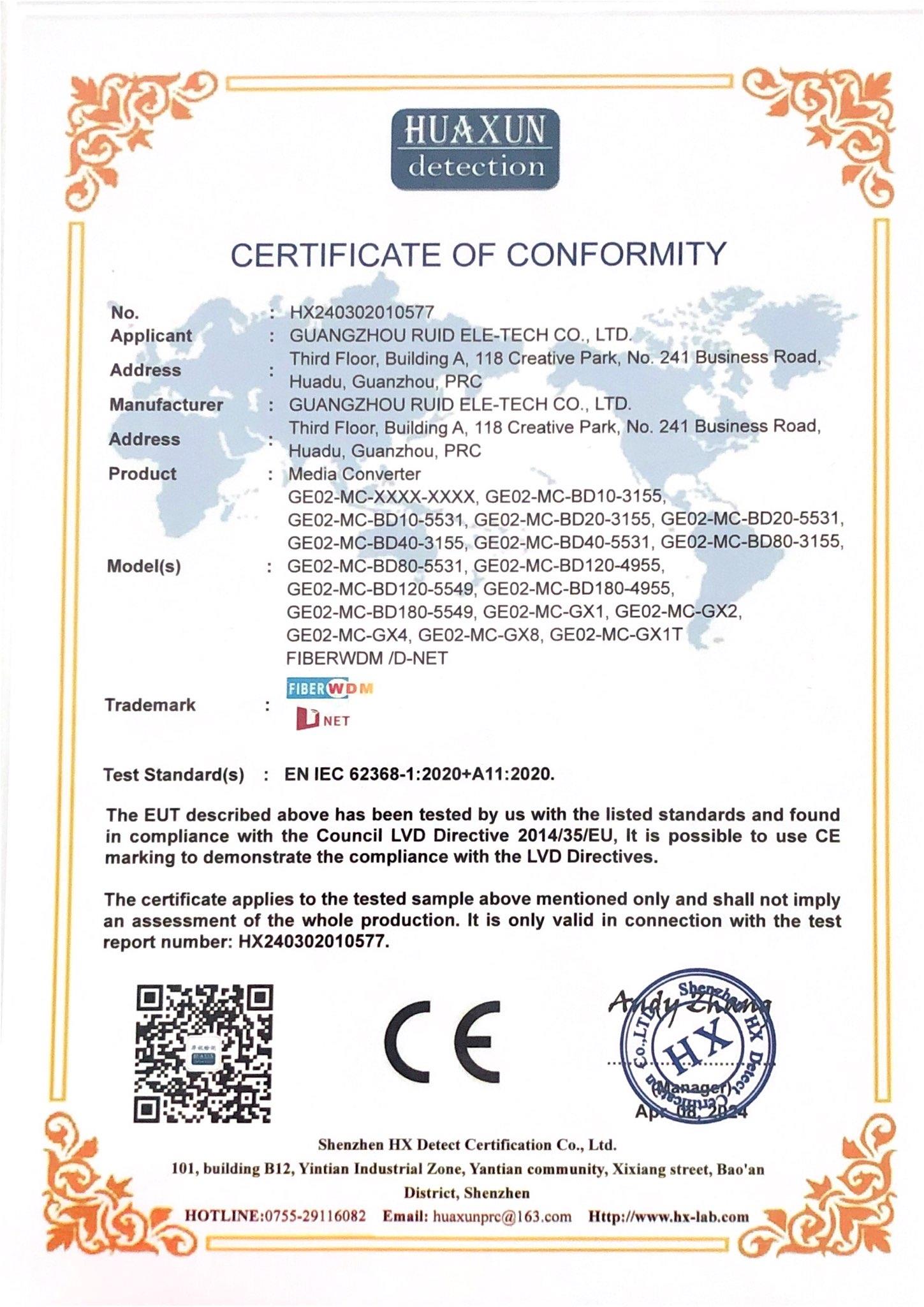 #Media converter CE-LVD