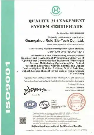 #ISO Certification