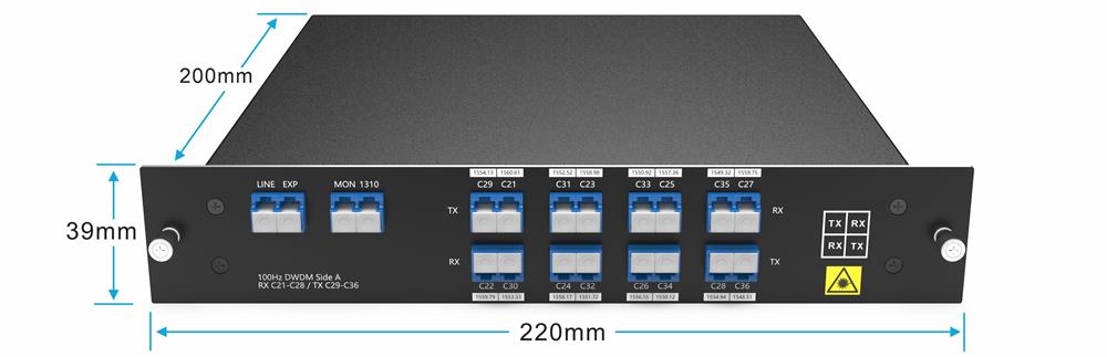 8CH 16 Waves DWDM MUX/ DEMUX