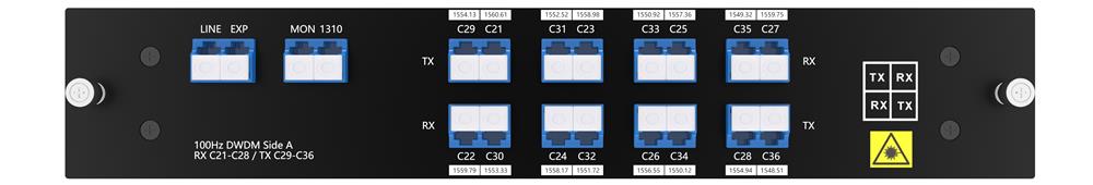 Single Fiber 8CH 16 Waves DWDM MUX/ DEMUX