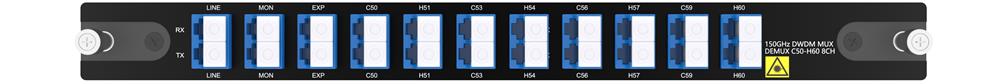 150Ghz 8CH DWDM MUX DEMUX