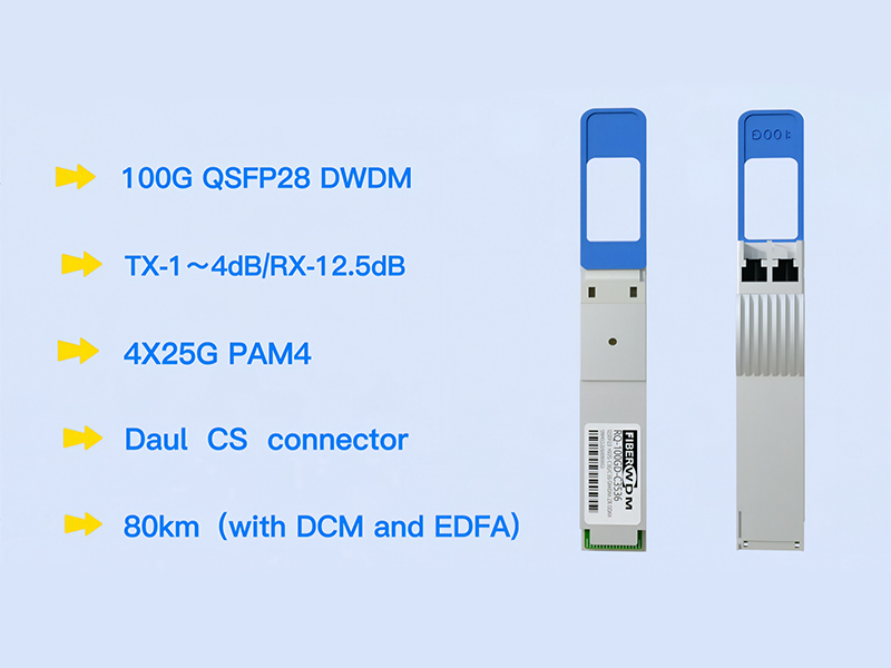 100G DWDM QSFP28 Transceiver
